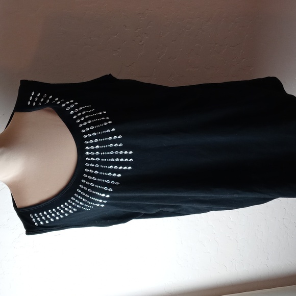 Dila Rhinestone Embellished Tank Top - Picture 1 of 7